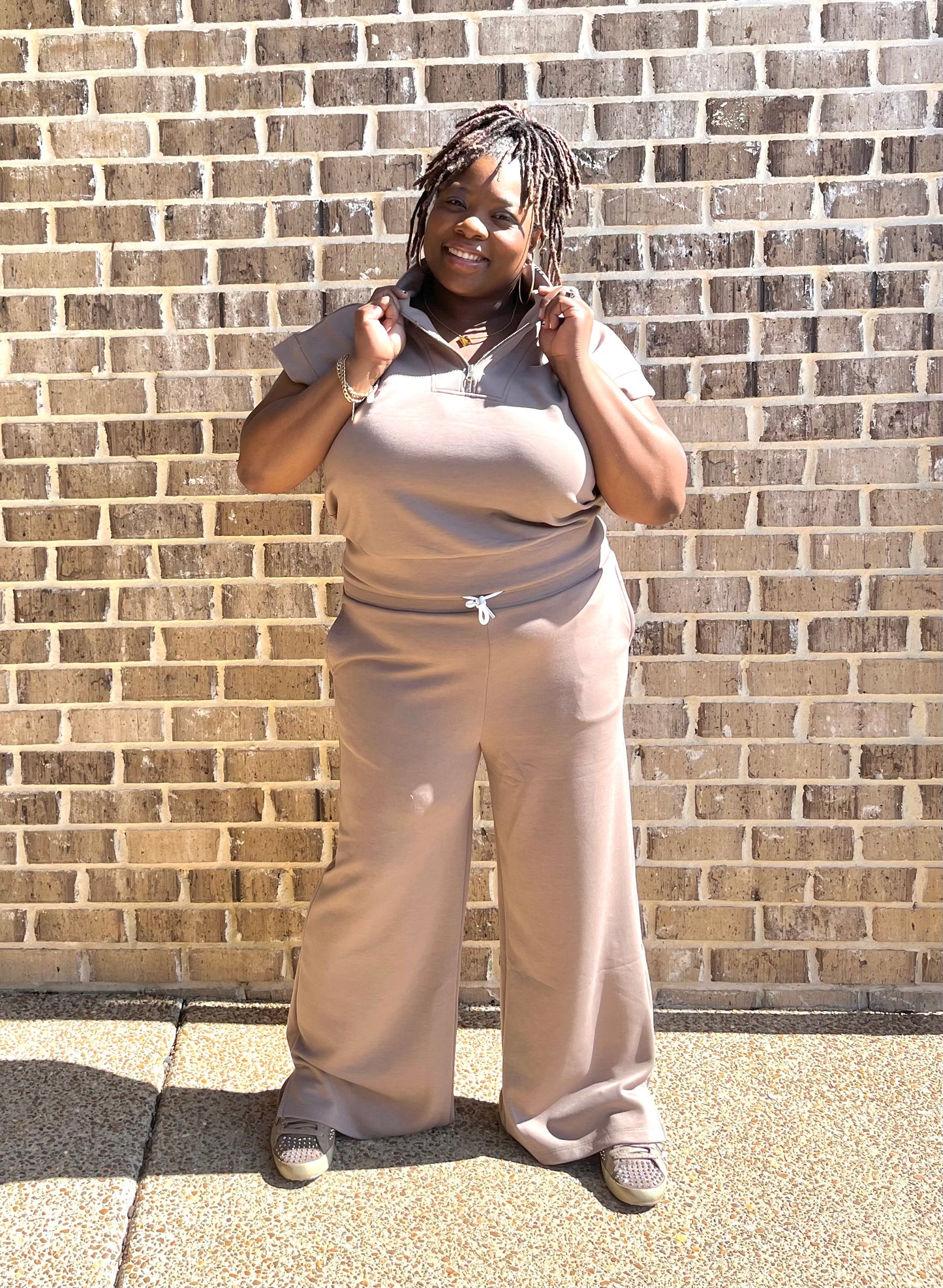 Scuba Drawstring Pant Set