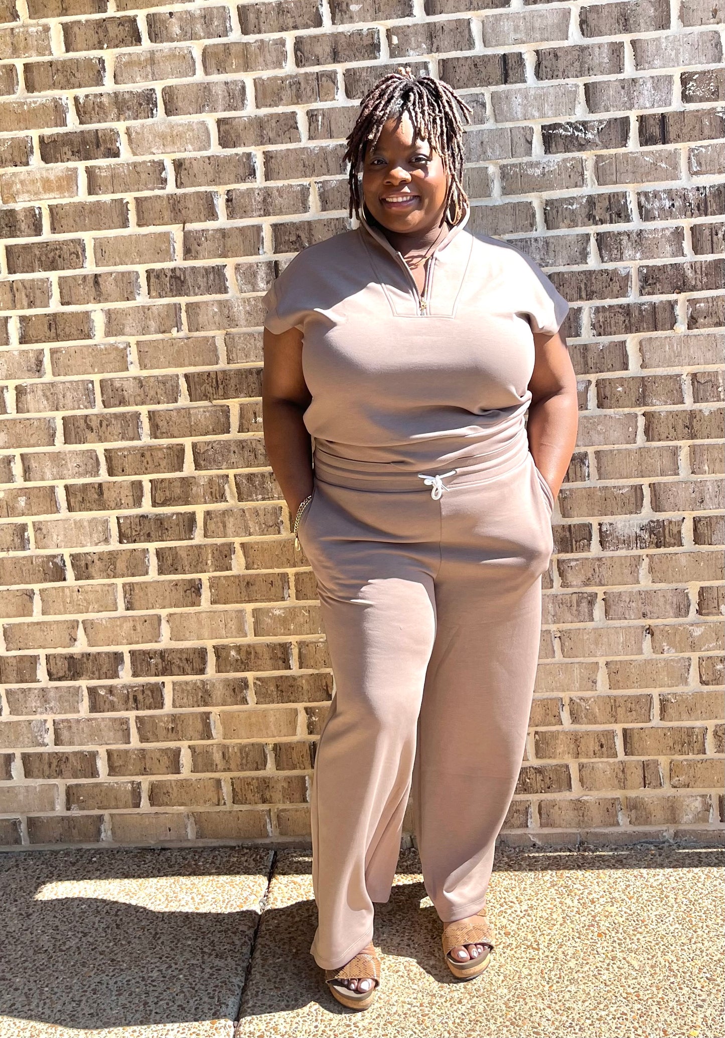 Scuba Drawstring Pant Set